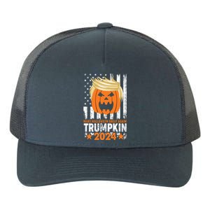 Trumpkin 2024 Make Halloween Great Again Funny Gift Yupoong Adult 5-Panel Trucker Hat