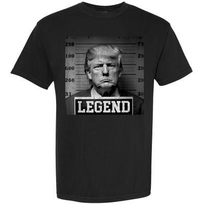 Trump 2024 Mugshot President Legend Garment-Dyed Heavyweight T-Shirt