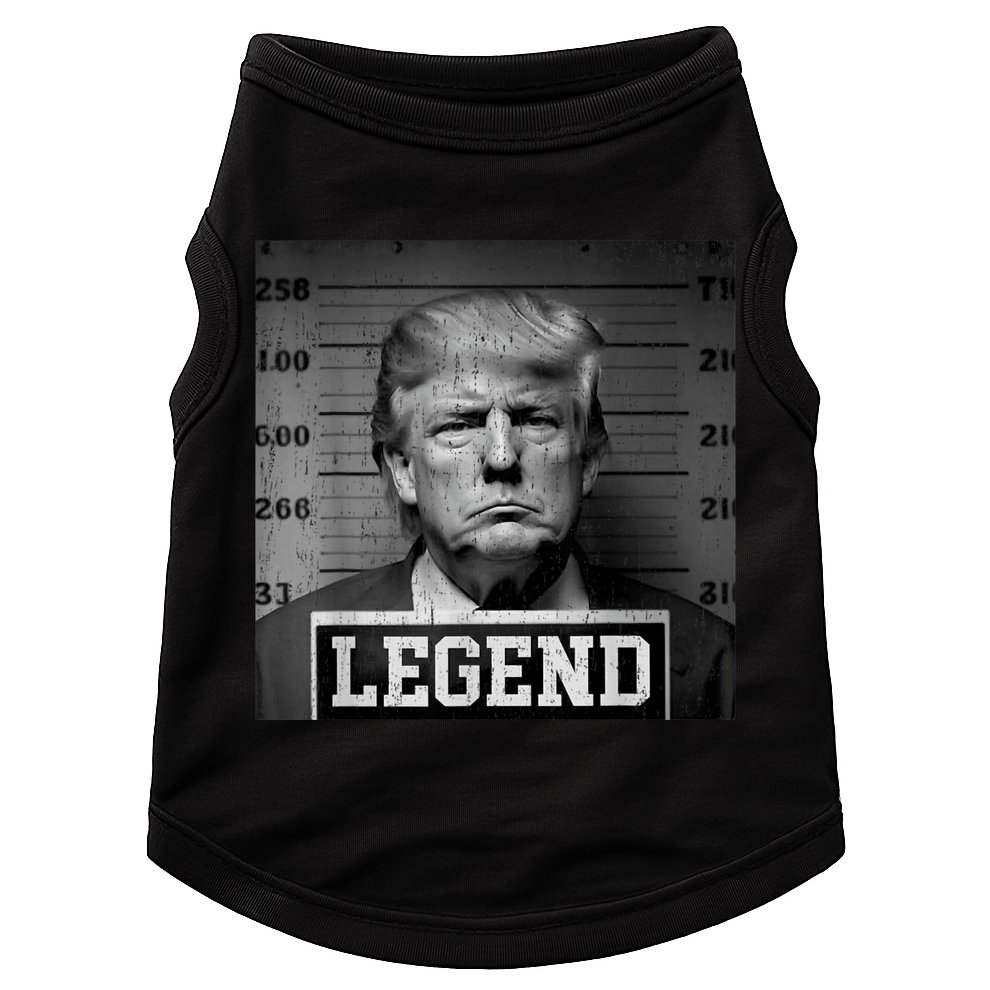Trump 2024 Mugshot President Legend Doggie Tank