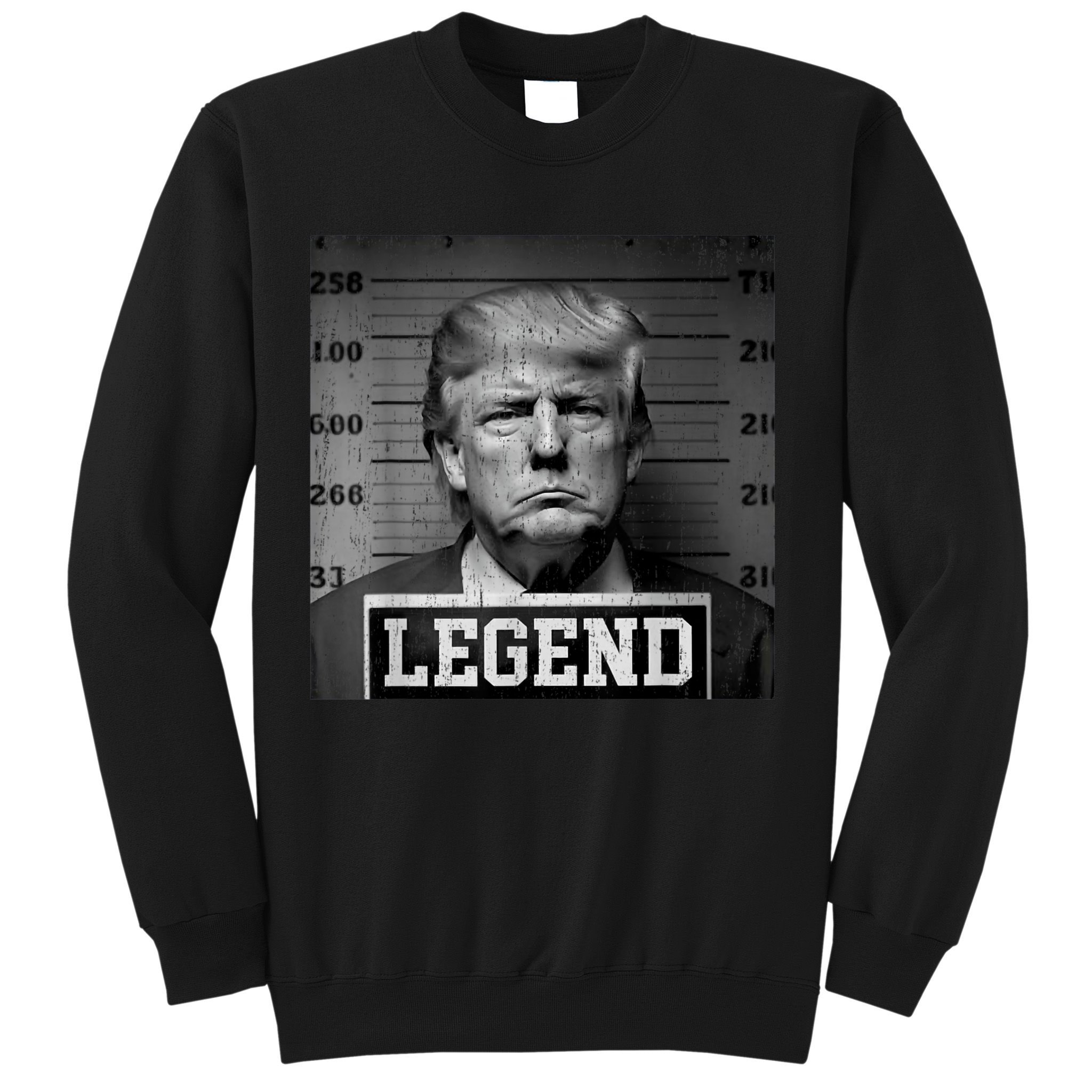 Trump 2024 Mugshot President Legend Sweatshirt