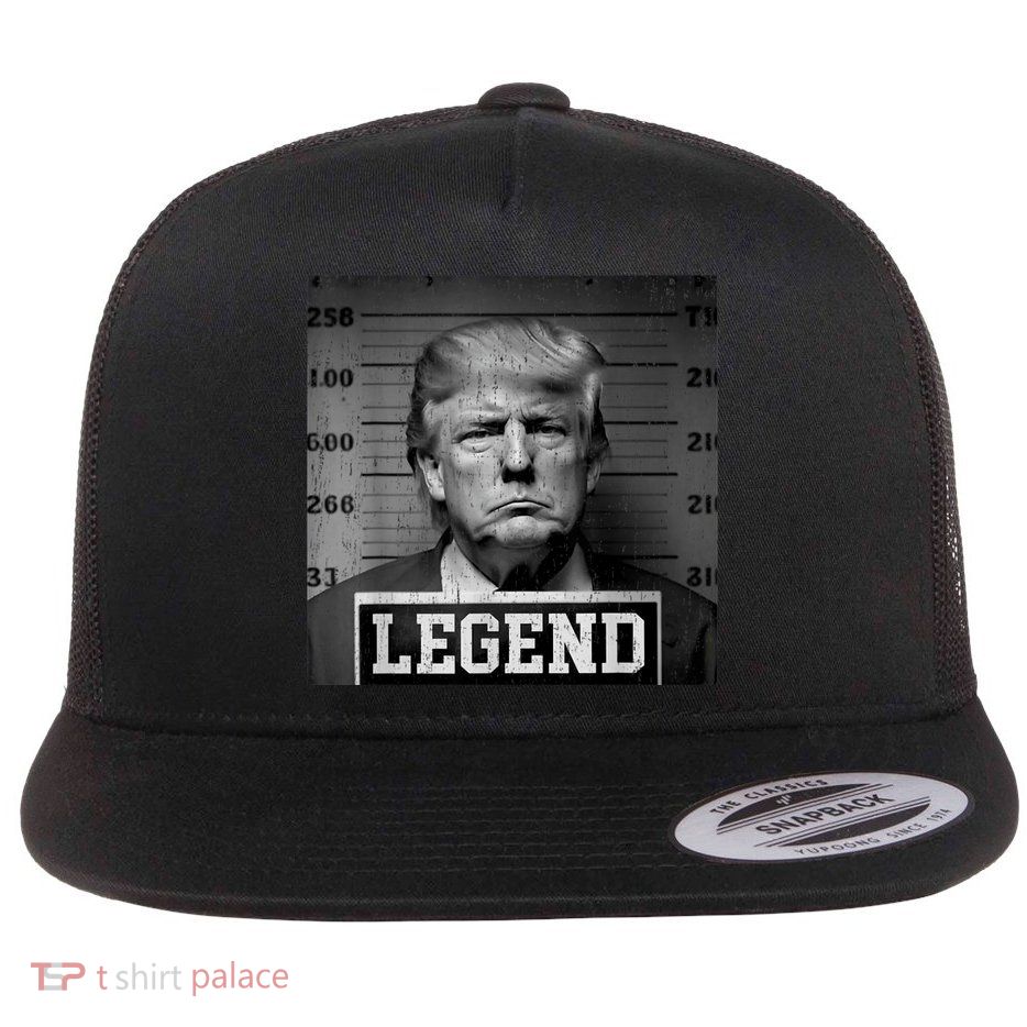 Trump 2024 Mugshot President Legend Flatbill Hat