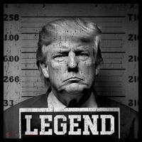Trump 2024 Mugshot President Legend Baby Bodysuit