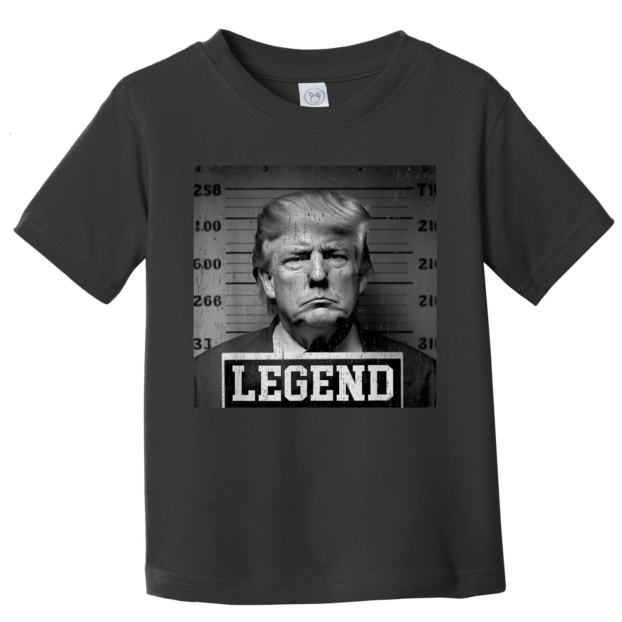 Trump 2024 Mugshot President Legend Toddler T-Shirt