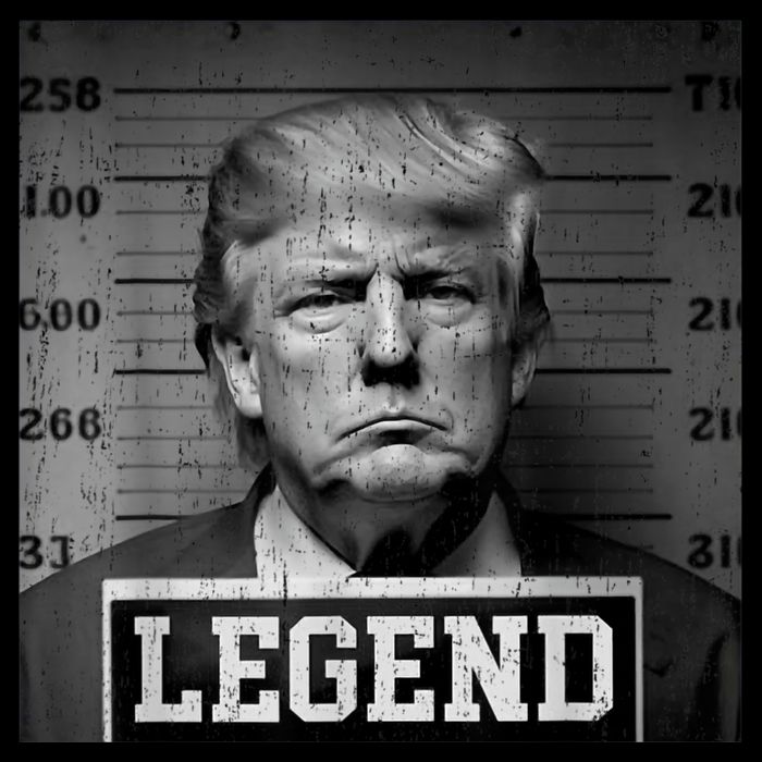 Trump 2024 Mugshot President Legend Toddler T-Shirt