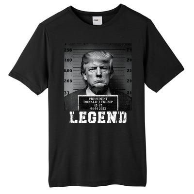 Trump 2024 Mugshot President Legend Tall Fusion ChromaSoft Performance T-Shirt