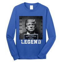 Trump 2024 Mugshot President Legend Long Sleeve Shirt