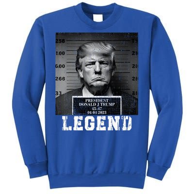 Trump 2024 Mugshot President Legend Sweatshirt