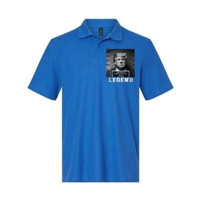 Trump 2024 Mugshot President Legend Softstyle Adult Sport Polo