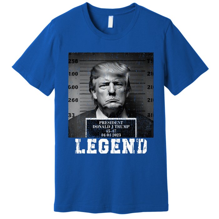 Trump 2024 Mugshot President Legend Premium T-Shirt