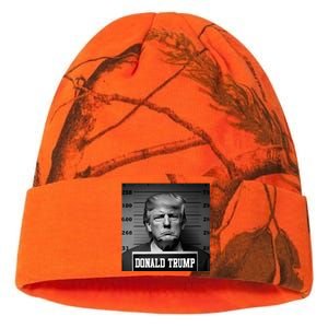 Trump 2024 Mugshot Trump Mug Shot President Kati Licensed 12" Camo Beanie