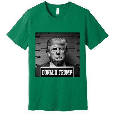 Trump 2024 Mugshot Trump Mug Shot President Premium T-Shirt