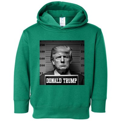 Trump 2024 Mugshot Trump Mug Shot President Toddler Hoodie