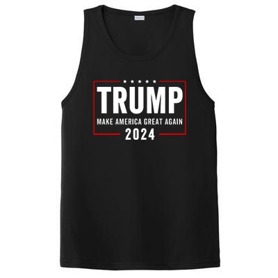 Trump 2024 Make America Great Again PosiCharge Competitor Tank