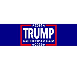 Trump 2024 Make Liberals Cry Again Gift Bumper Sticker