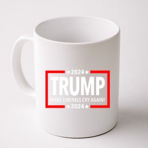 Trump 2024 Make Liberals Cry Again Gift Coffee Mug