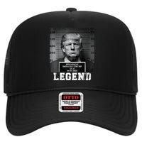 Trump 2024 Mugshot President Legend High Crown Mesh Back Trucker Hat