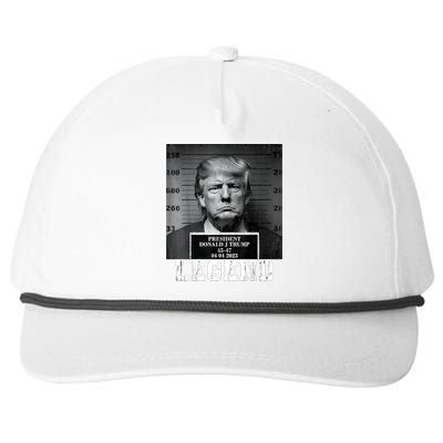 Trump 2024 Mugshot President Legend Snapback Five-Panel Rope Hat