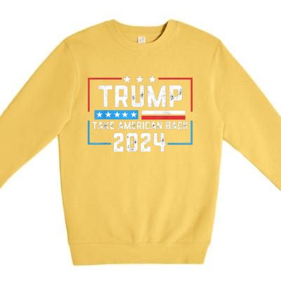 Trump 2024 Mugshot President Legend Premium Crewneck Sweatshirt