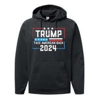 Trump 2024 Mugshot President Legend Performance Fleece Hoodie