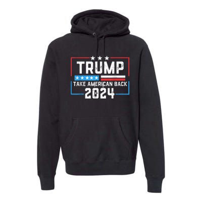 Trump 2024 Mugshot President Legend Premium Hoodie