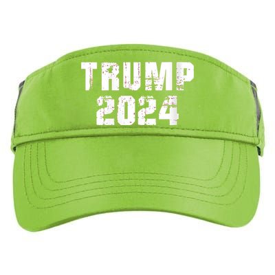 Trump 2024 Mugshot President Legend Adult Drive Performance Visor