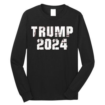 Trump 2024 Mugshot President Legend Long Sleeve Shirt