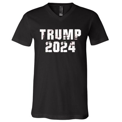 Trump 2024 Mugshot President Legend V-Neck T-Shirt