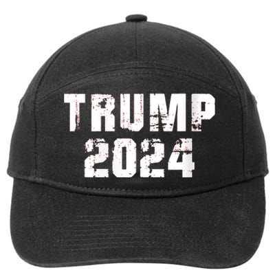 Trump 2024 Mugshot President Legend 7-Panel Snapback Hat