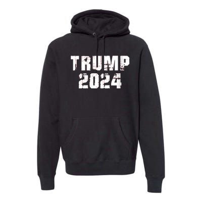 Trump 2024 Mugshot President Legend Premium Hoodie