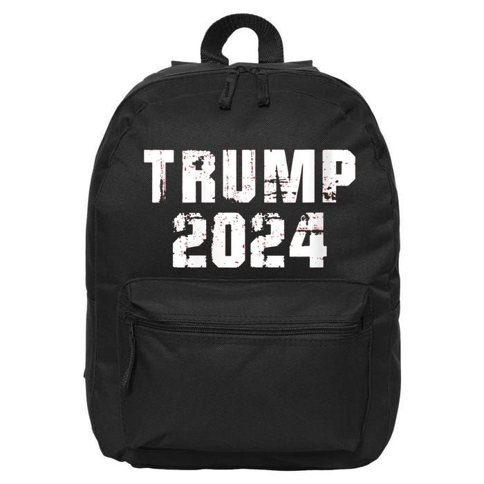 Trump 2024 Mugshot President Legend 16 in Basic Backpack