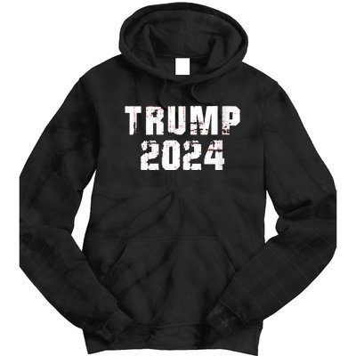 Trump 2024 Mugshot President Legend Tie Dye Hoodie