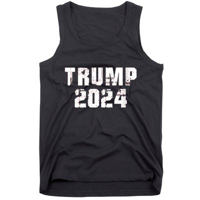 Trump 2024 Mugshot President Legend Tank Top