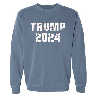 Trump 2024 Mugshot President Legend Garment-Dyed Sweatshirt