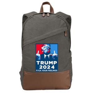 Donald Trump, Fuck Your Feelings Cotton Canvas Backpack