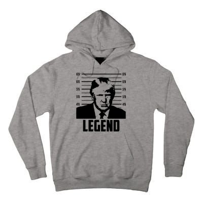 Trump 2024 Mugshot President Legend Pro Trump Tall Hoodie