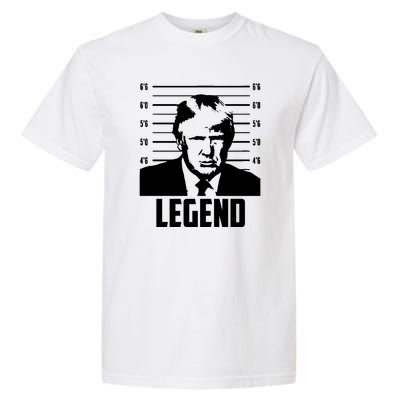 Trump 2024 Mugshot President Legend Pro Trump Garment-Dyed Heavyweight T-Shirt