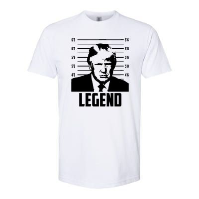 Trump 2024 Mugshot President Legend Pro Trump Softstyle CVC T-Shirt