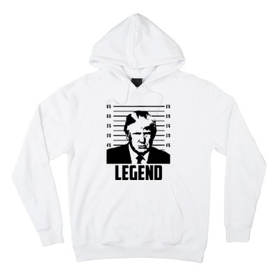 Trump 2024 Mugshot President Legend Pro Trump Hoodie