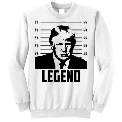 Trump 2024 Mugshot President Legend Pro Trump Sweatshirt