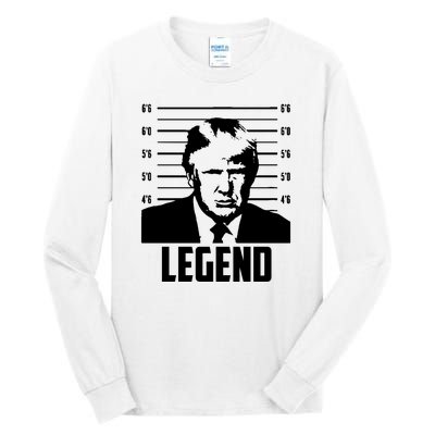 Trump 2024 Mugshot President Legend Pro Trump Tall Long Sleeve T-Shirt