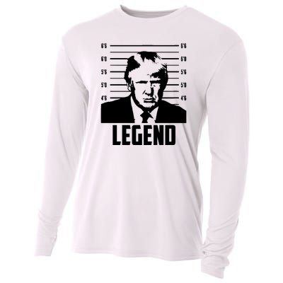 Trump 2024 Mugshot President Legend Pro Trump Cooling Performance Long Sleeve Crew