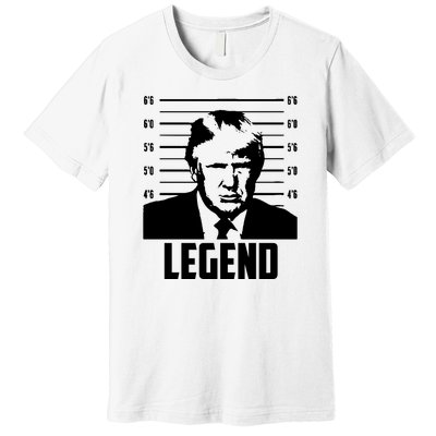 Trump 2024 Mugshot President Legend Pro Trump Premium T-Shirt