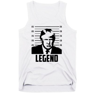 Trump 2024 Mugshot President Legend Pro Trump Tank Top