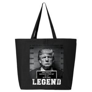 Trump 2024 Mugshot President Legend 25L Jumbo Tote