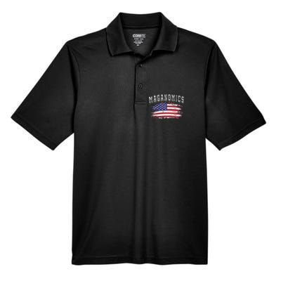 Trump 2024 Maganomics President Legend Men's Origin Performance Piqué Polo