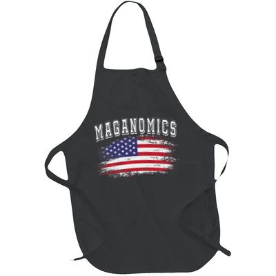 Trump 2024 Maganomics President Legend Full-Length Apron With Pockets
