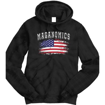 Trump 2024 Maganomics President Legend Tie Dye Hoodie