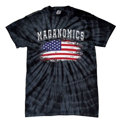 Trump 2024 Maganomics President Legend Tie-Dye T-Shirt