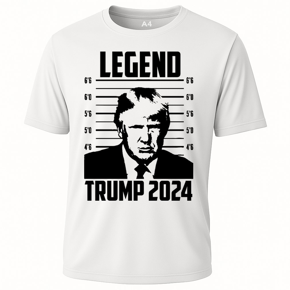 Trump 2024 Mugshot President Legend Pro Trump Cooling Performance Crew T-Shirt