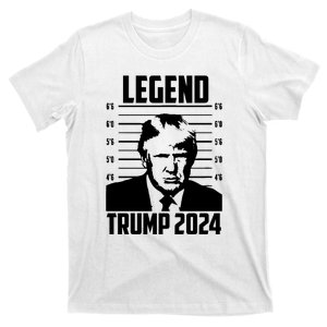 Trump 2024 Mugshot President Legend Pro Trump T-Shirt